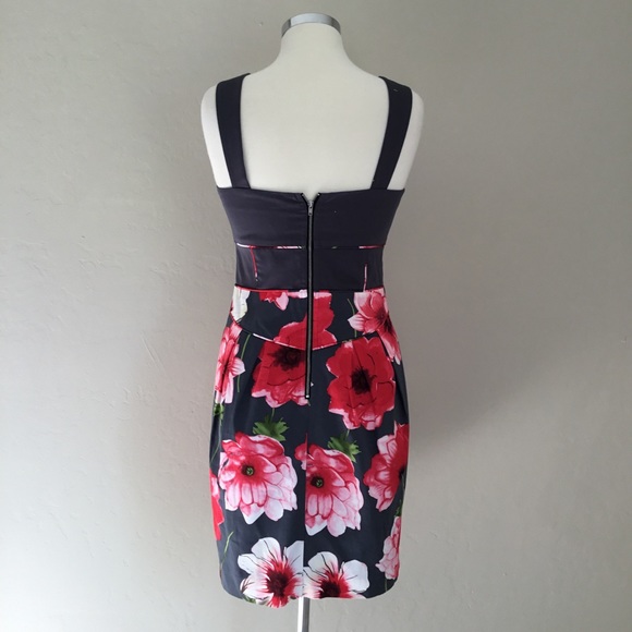 Sine for Anthro Hollyhock Semistrapless Cocktail - Picture 5 of 8